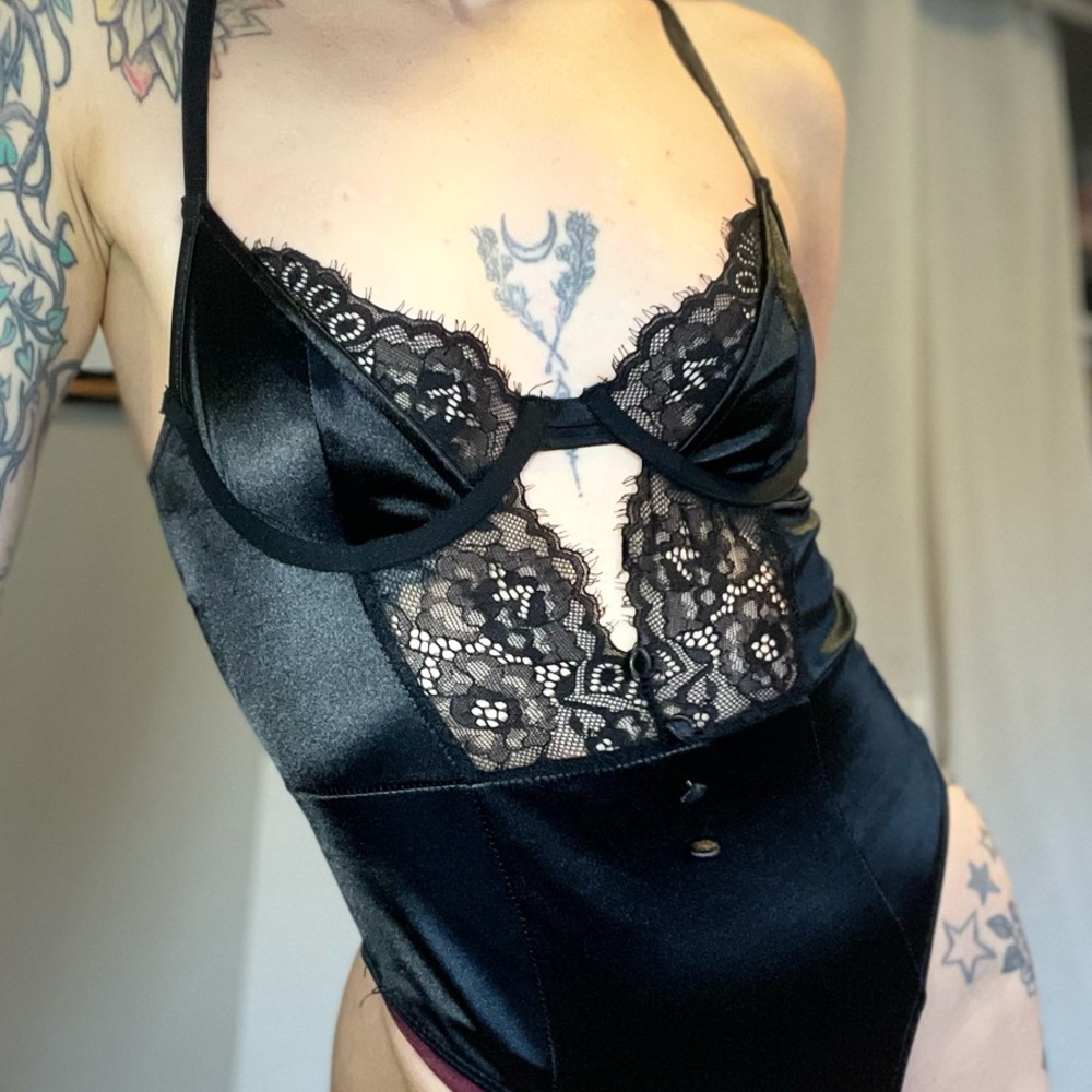 Gorgeous Black Lace Bodysuit